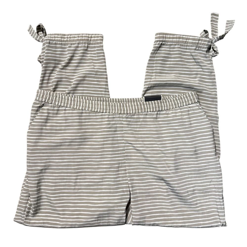 Chico's Black Label‎ Horizontal Striped Pants Beige Size XL (Size 3) - Picture 6 of 10